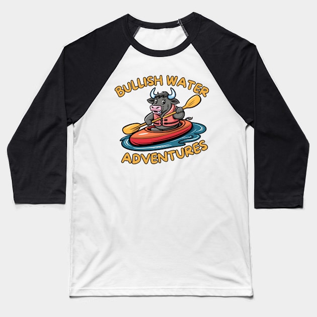 Bullish kayaking Baseball T-Shirt by Japanese Fever